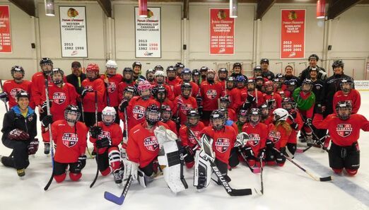 14u Girls getting into the - NJ Devils Youth Hockey